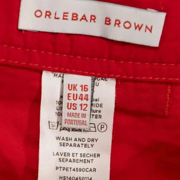 Orlebar Brown  Women's setter swim shorts Red | 12 - Picture 3 of 6